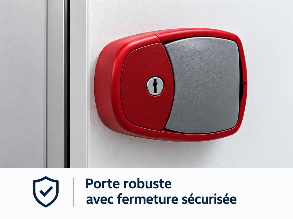 Poignée de porte à fermeture sécurisée de chambre froide – CIBO World Abidjan