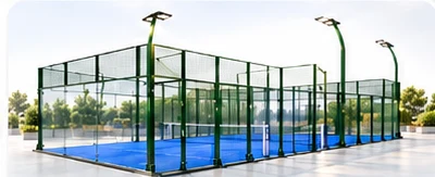 Terrain de padel classique – équipement sportif CIBO World à Abidjan, Côte d'Ivoire