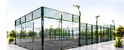 Terrain de padel panoramique – équipement sportif CIBO World à Abidjan, Côte d'Ivoire